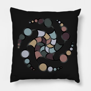 Mandala with Earth Tones Pillow