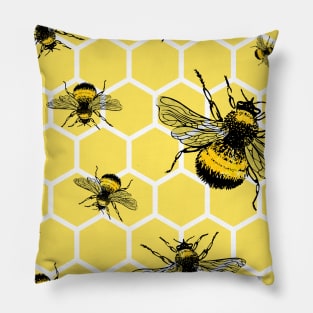 Honeycomb bee pattern Pillow