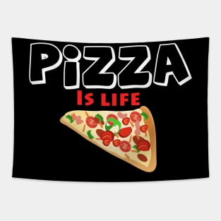 Pizza is Life Tapestry