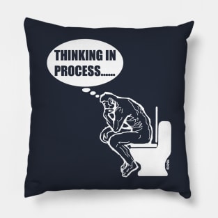 Thinking in process Pillow