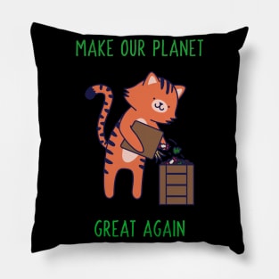 Make our planet great again! :) Pillow