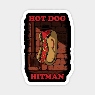 Hot dog hitman Magnet