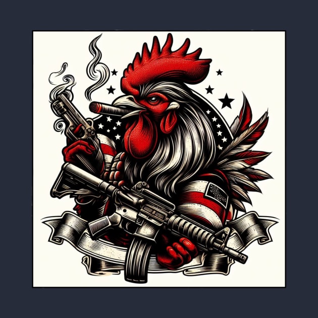 Tactical Rooster by WolfeTEES