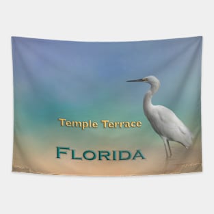 Egret Temple Terrace FL Tapestry