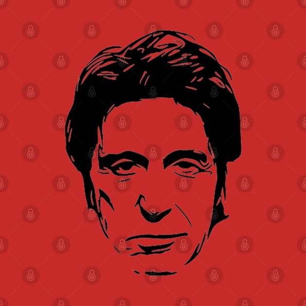 Al Pacino Stencil Artwork by MarkRame