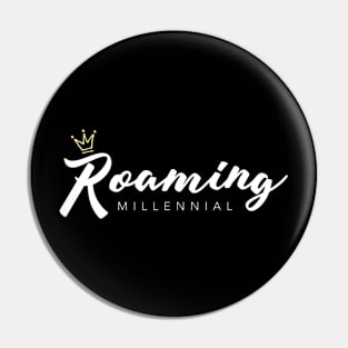 Roaming Millennial Logo Pin