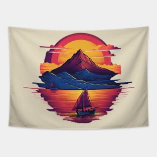 Tranquil Waters: A Serene Sunset on the Lake Tapestry