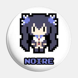 Hyperdimension Neptunia Pixel Art Noire Pin