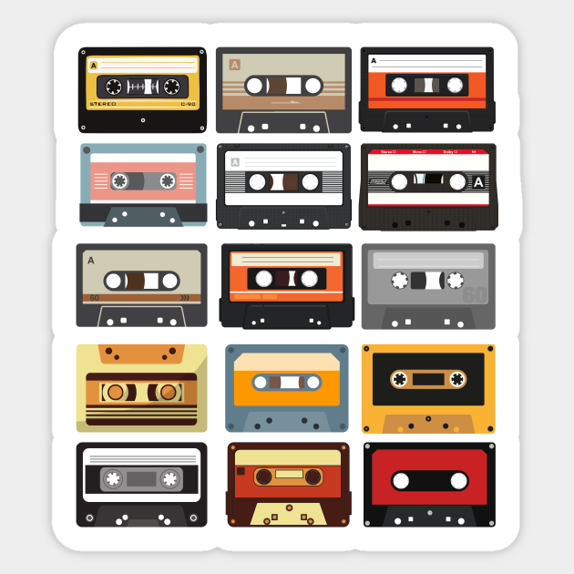Cassette Tape - Cassette Tape - Sticker | TeePublic