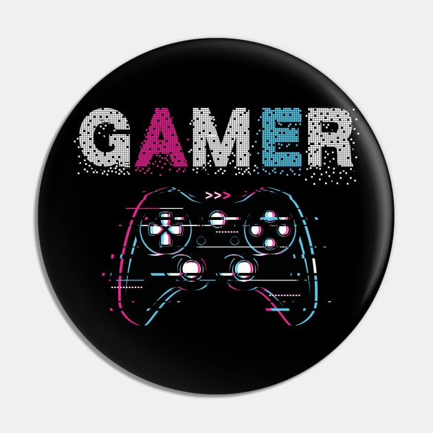 Gamer Pin by WMKDesign