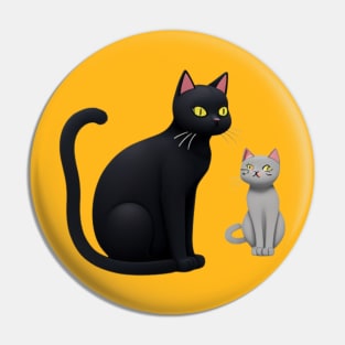 two cats Pin