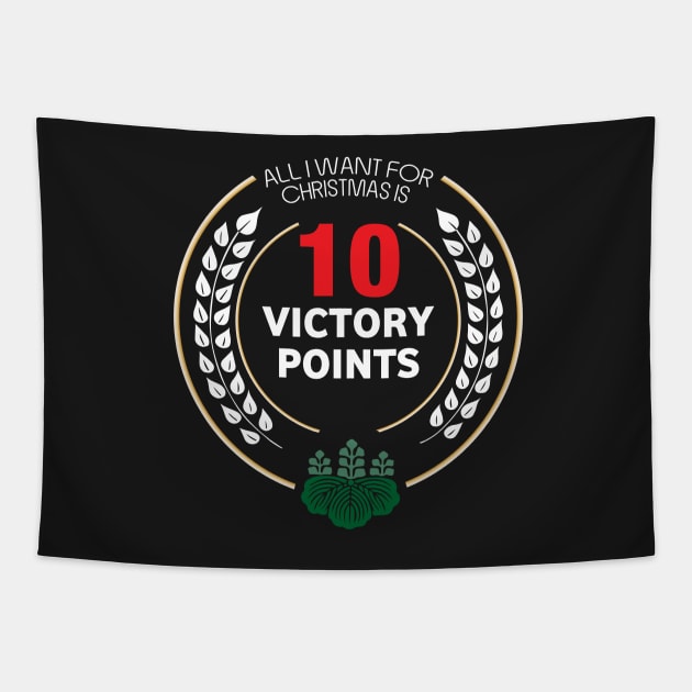 All I Want For Christmas Is 10 Victory Points - Board Games Design - Board Game Art Tapestry by MeepleDesign