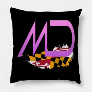 MD STATE FLAG DESIGN Pillow