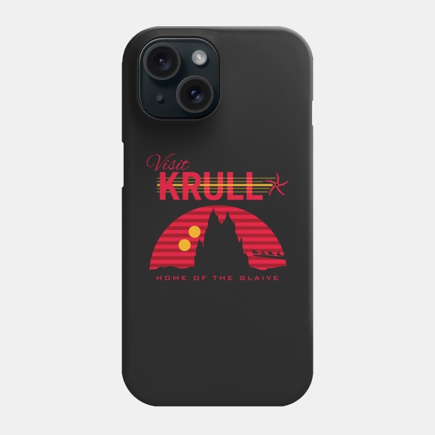 Visit Krull (red) Phone Case by bryankremkau