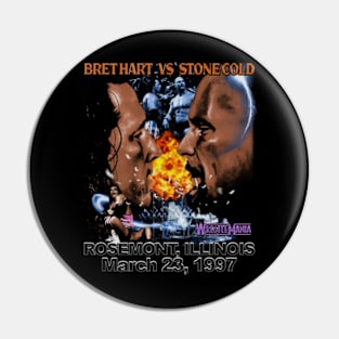 Bret Hart Vs. Stone Cold Steve Austin Wrestlemania 13 Pin