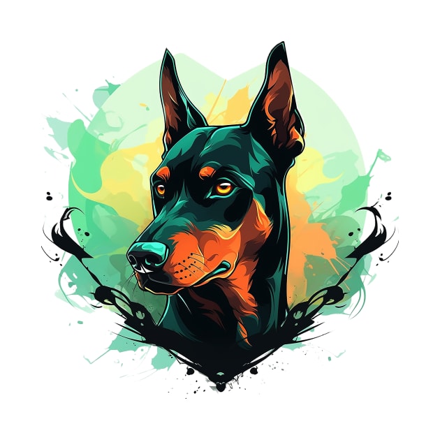 doberman by Ninja banana