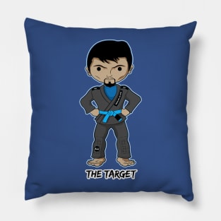 BJJ Characters Blue Belt Pillow