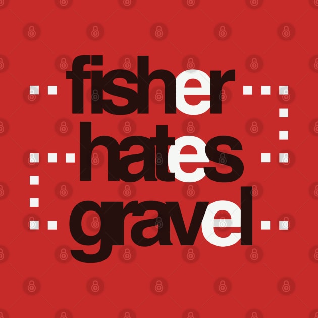 Fisher hates gravel by Spiralpaper