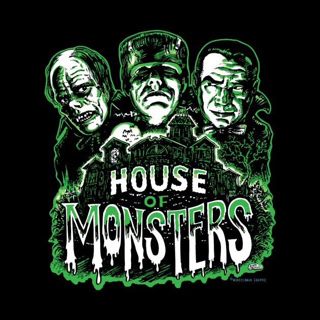 House of Monsters by monstermangraphic