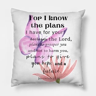 Jeremiah 29:11, Famous Bible Verses Pillow