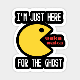 I'm just here for the ghost  Halloween video gamer costume T-shirt Magnet