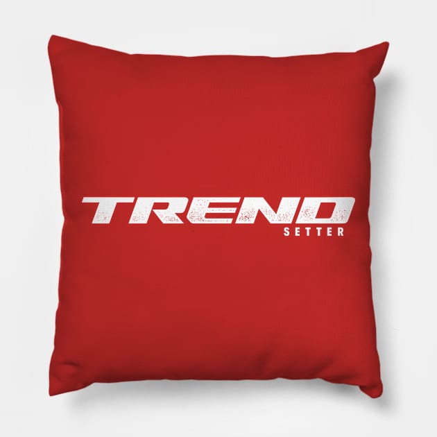 Trend Setter (Trek) Pillow by nutandboltdesign