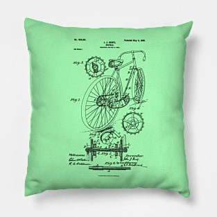 Bicycle Patent 1899 Pillow