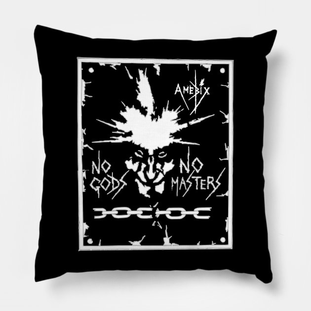 Amebix - No Gods, No Masters. Pillow by OriginalDarkPoetry