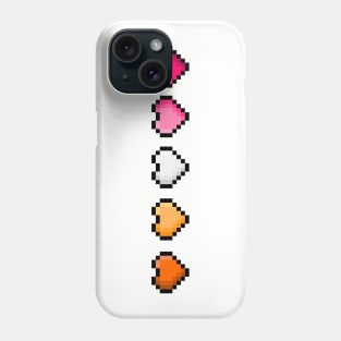 Pride Pixel Hearts Phone Case