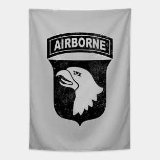 101st Airborne Division Patch (Distressed) Tapestry