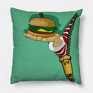 Zip Check: Elf's Christmas Burger Delight Pillow