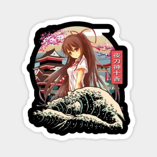 Mana's Vigilant Protection Anime Tee Magnet