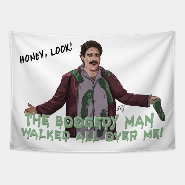 Mr. Boogedy: Honey Look! Tapestry by 51Deesigns