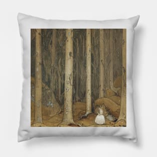 Illustration by John Bauer Pillow