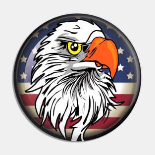 Eagle USA for Patriots of America American Patriotic Gift Pin