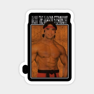 Vintage Wwe Ricky The Dragon Steamboat Magnet