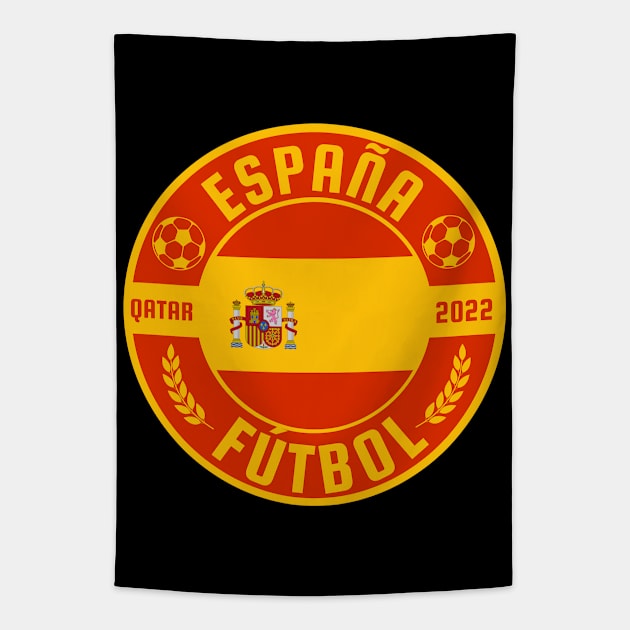 Espana Futbol Tapestry by footballomatic