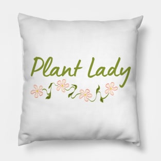 Plant Lady Vintage Pillow