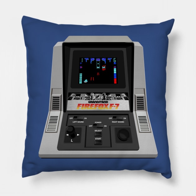 Grandstand Firefox F-7 Pillow by RetroFitted