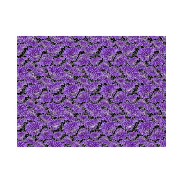 Purple Floral Pattern by FloralPatterns