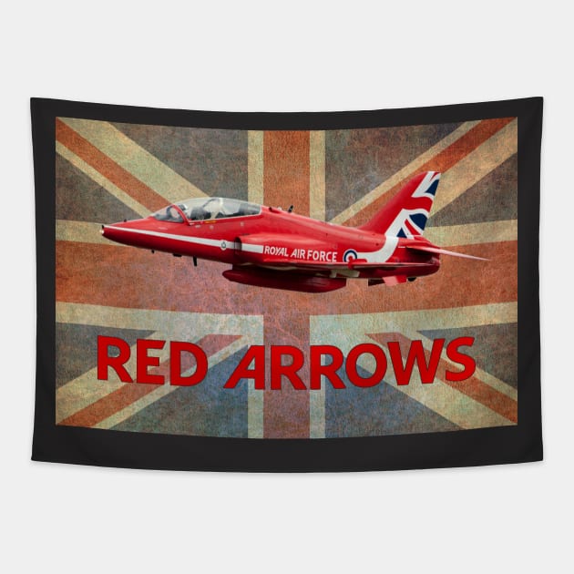 The Red Arrows and The Union Jack Tapestry by SteveHClark