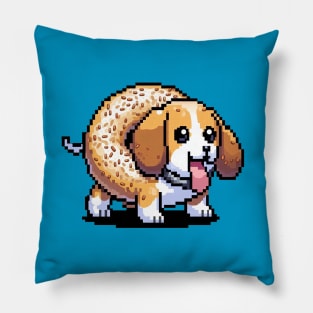 Bagel Beagle Pillow