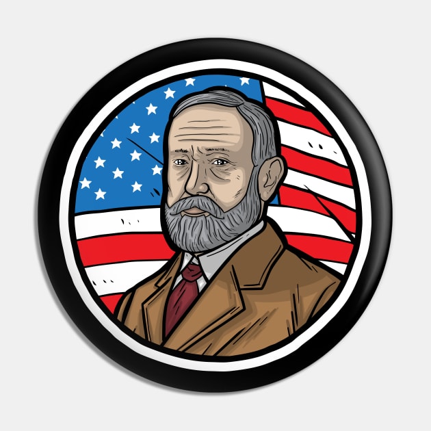 Benjamin Harrison Pin by Baddest Shirt Co.