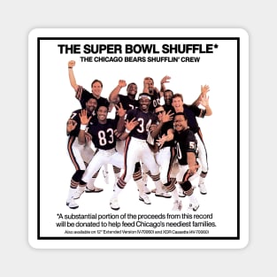 1986 + Hip Hop x Bears - Patriots Magnet