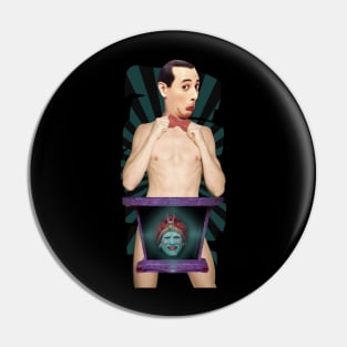 Pee Wee Herman Funny Features Pin