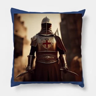 Knights Templar in The Holy Land Pillow