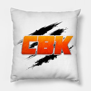 CBK shirt Black Scratches Pillow