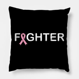 Breast Cancer Fighter  World Cancer Day  Ribbon Pillow