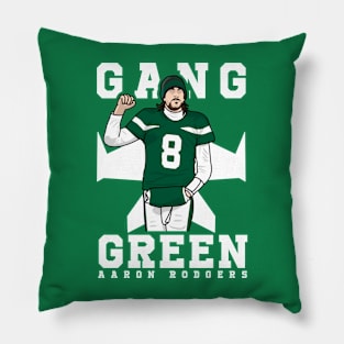 Gang green and aaron Pillow