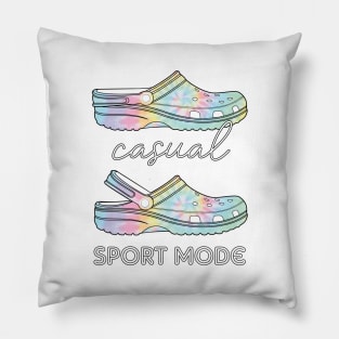 Tie Dye Crocs Casual Sport Mode Funny Pillow